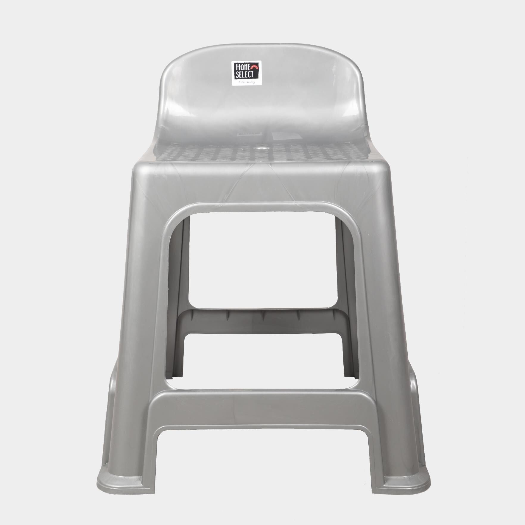 Plastic stool with backrest discount