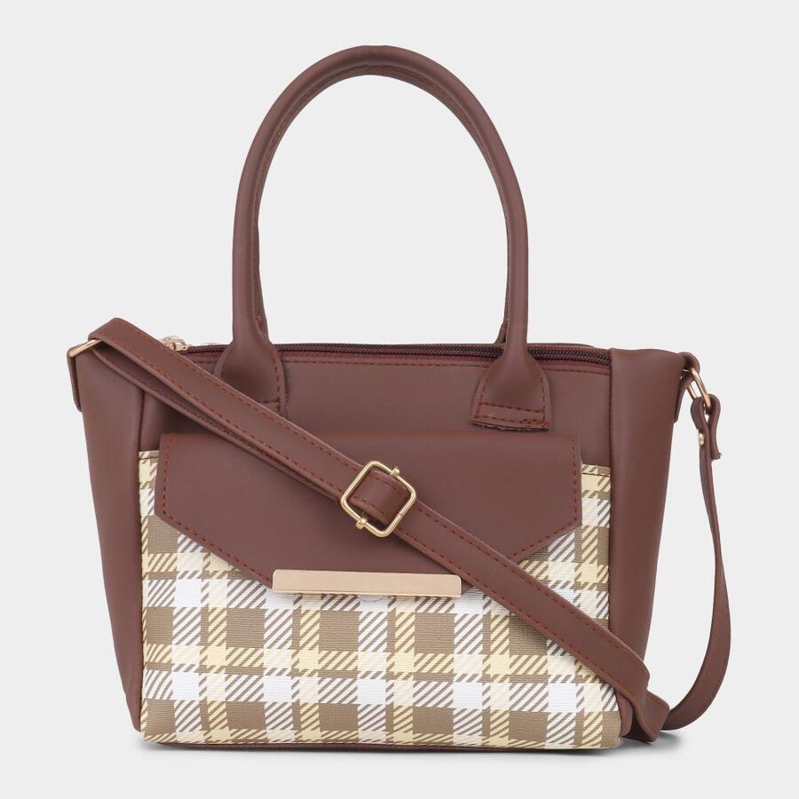 Women's Polyurethane Zipper Handbag, , large image number null
