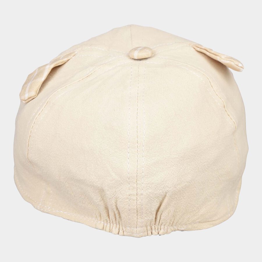 Kids' Off-white Nylon Cap, , large image number null
