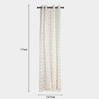 7ft. Cream Microfiber Door Curtain, , small image number null