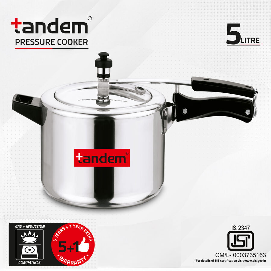 5L 3-Ply pressure cooker,, , large