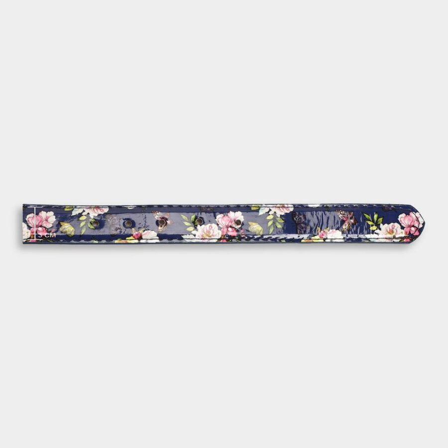 Women's Black Polyurethane Belt, , large image number null
