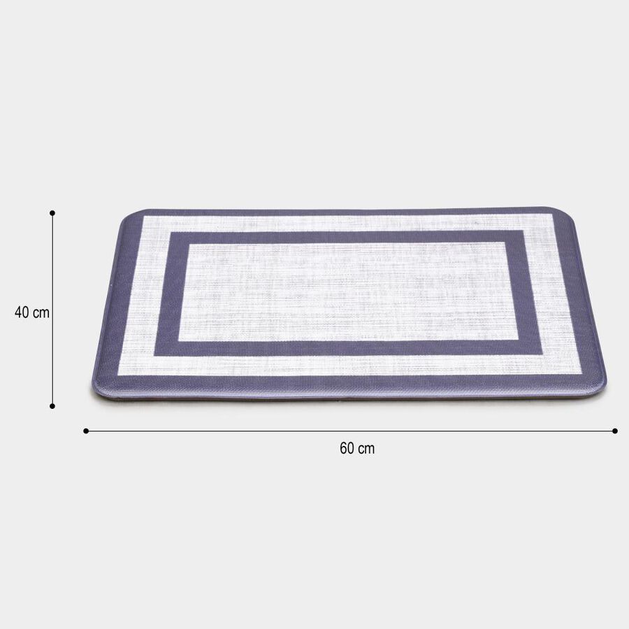 Anti-Skid Blue Door Mat, , large