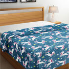 330 GSM Blue Microfiber Blanket, , small image number null