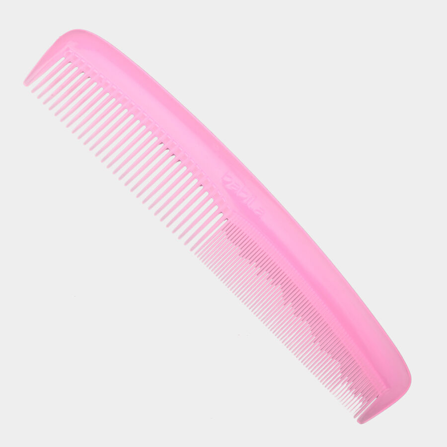 Plastic Hair Comb, Set of 2 - Colour/Design May Vary, , large image number null