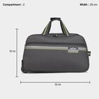 Dark Grey Polyester Duffle Trolley, , small image number null