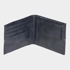 Men's Blue Polyurethane Wallet, , small image number null