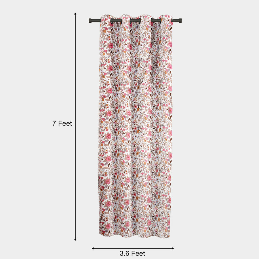 7 ft. Pink Polyester Curtain, , large image number null