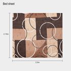 95 GSM Brown Microfiber Double Bedsheet, , small image number null