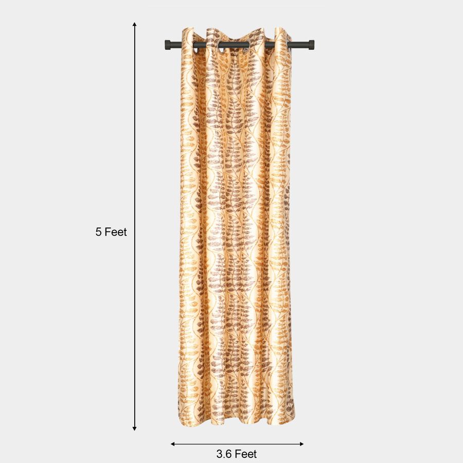 5ft. Beige Window Curtain, , large image number null