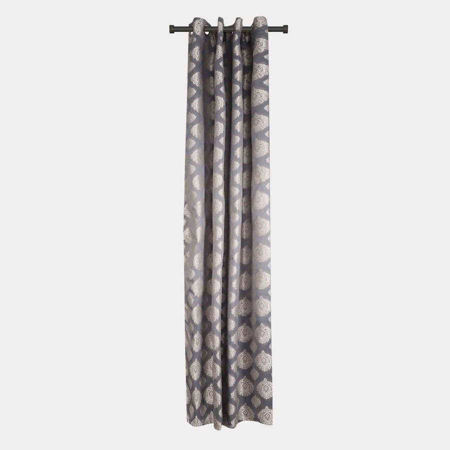 7ft. Grey Microfiber Door Curtain, , large image number null