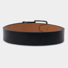 Men's Black Polyurethane Casual Belt, , small image number null