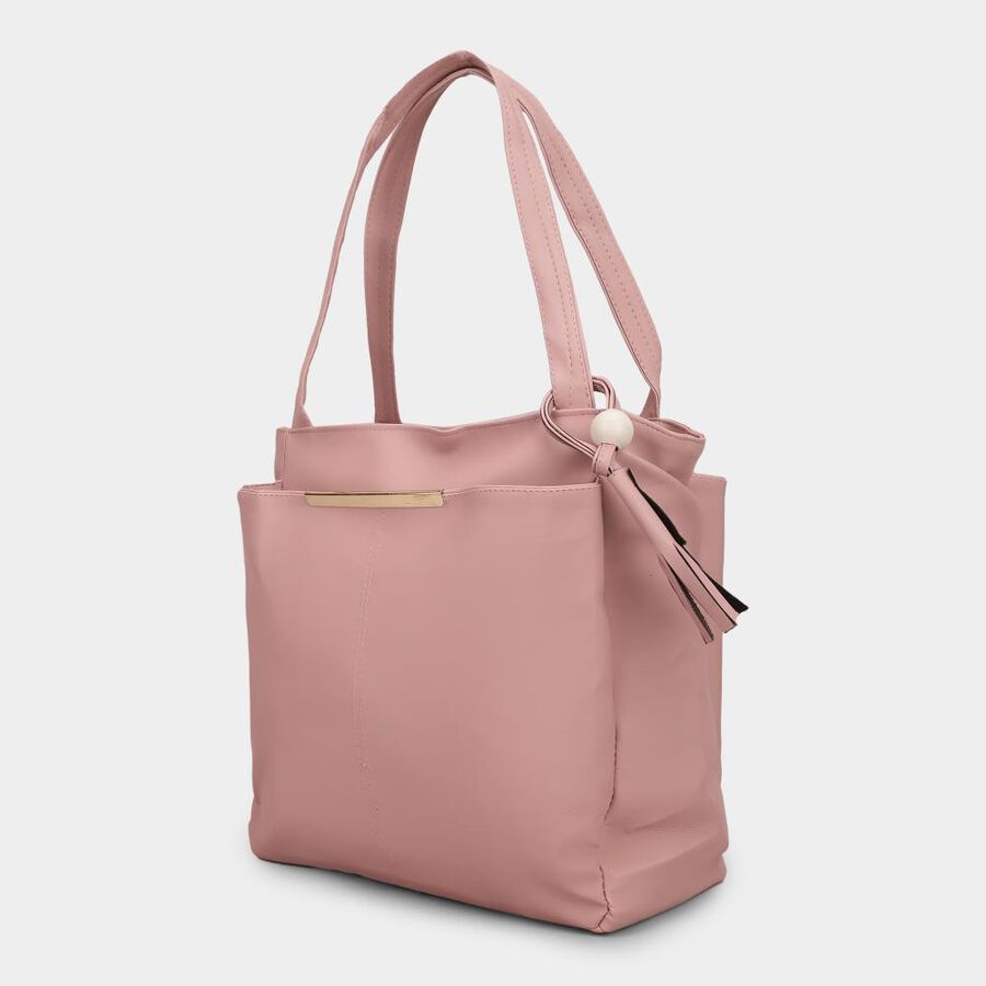 Women's Pink Pu Bag, , large image number null