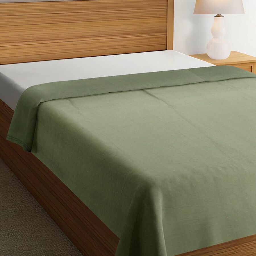 Green Microfiber Blanket, , large image number null