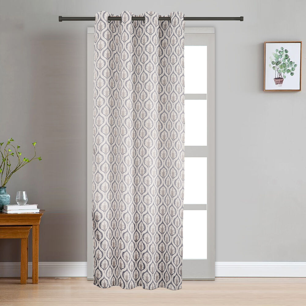 Home Beautiful                         7ft. Grey Polyester Door Curtain