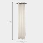 7ft. White Polyester Curtain, , small