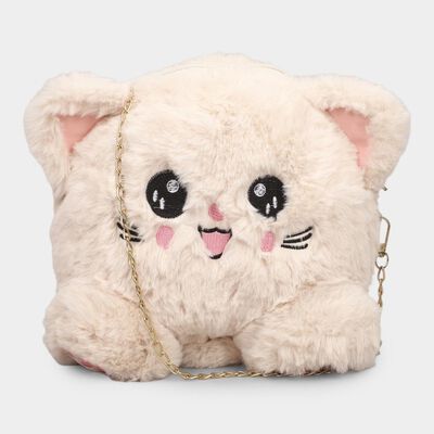 Kid's Beige Nylon/Polyester Bag