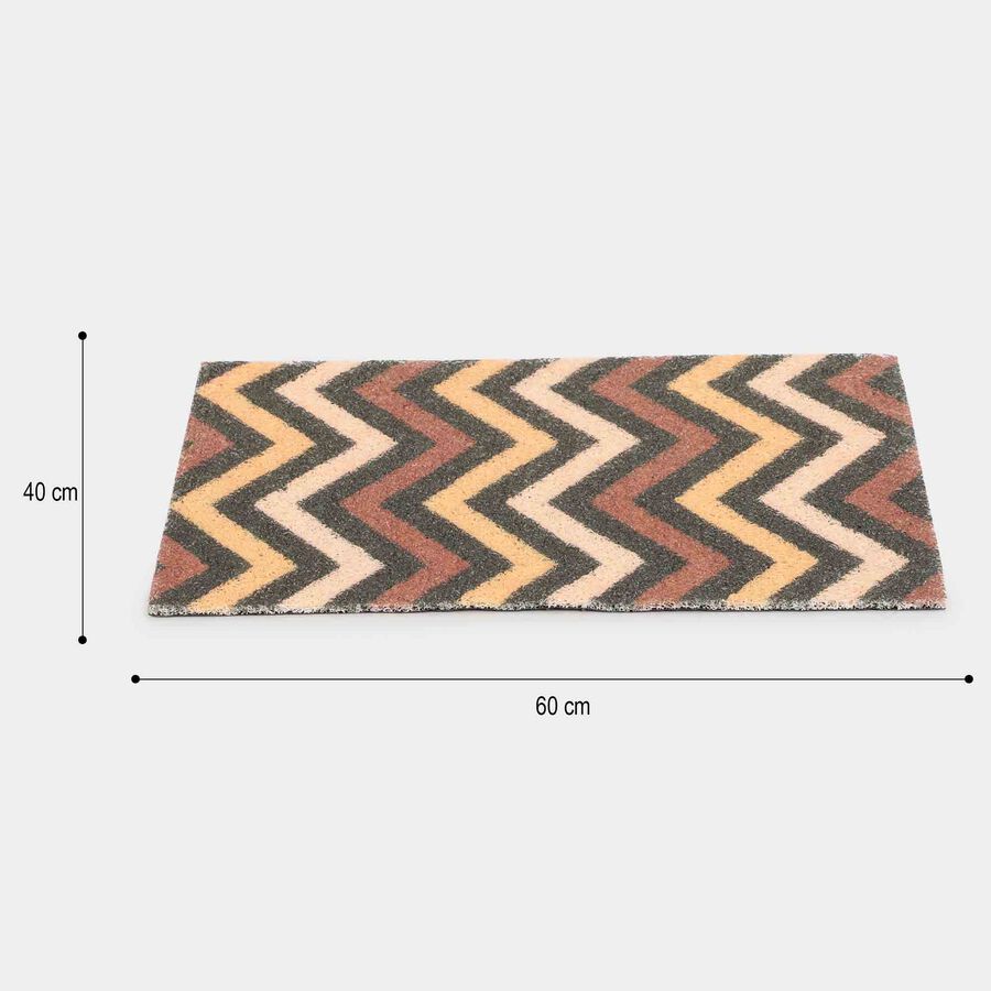 Anti-Skid Brown Polypropylene Door Mat, , large image number null