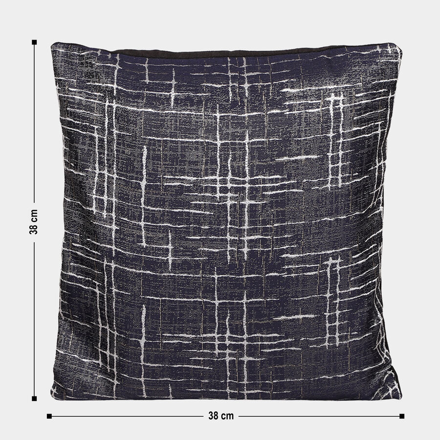 Blue Polyester Cushion Cover, , large image number null