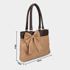 Woman's Brown Polyurethane Bag, , small