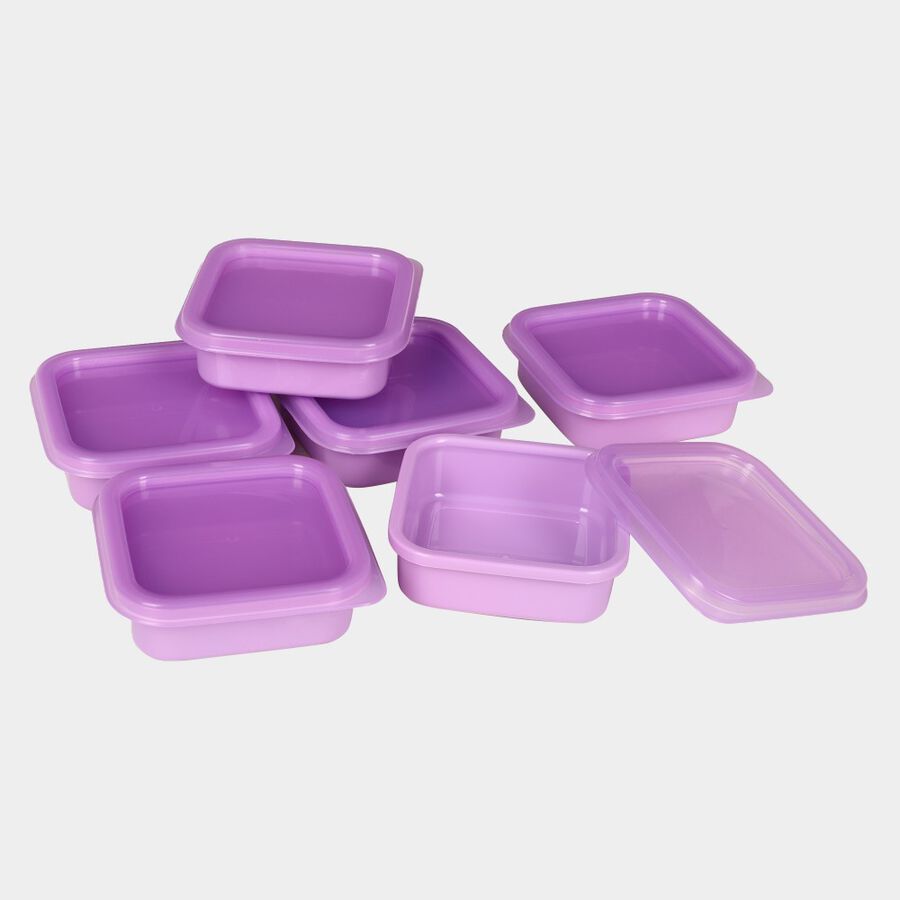 125 ml Plastic Container Set of 6, , large image number null