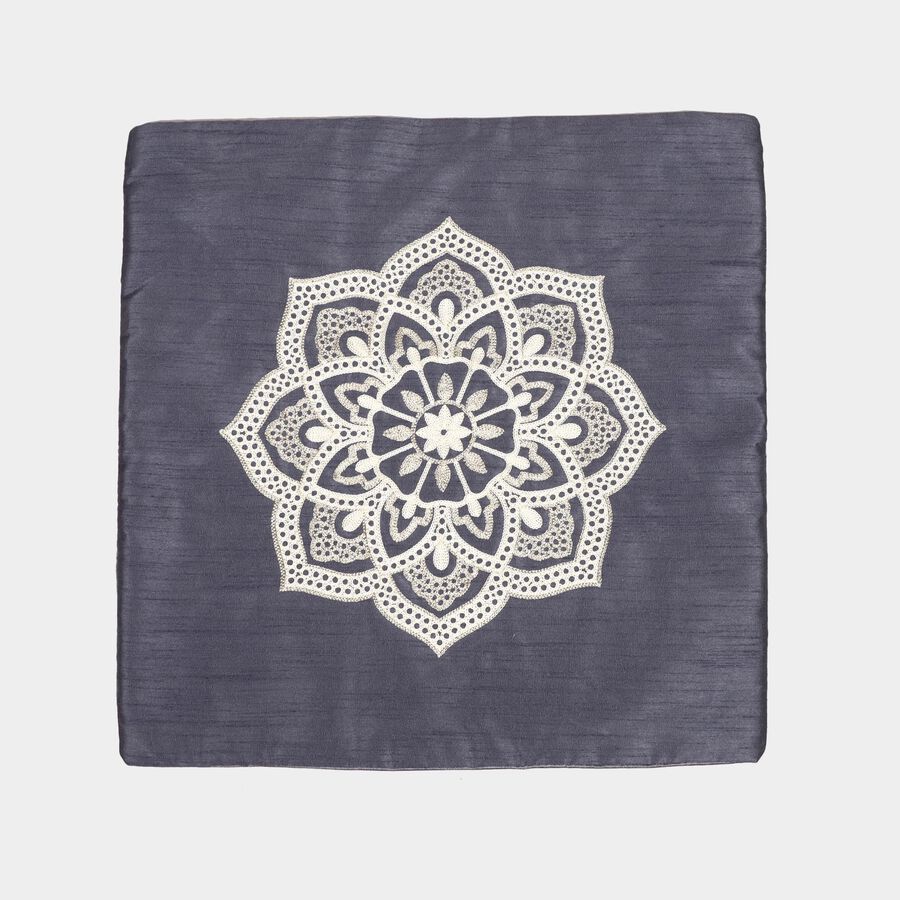 Blue Polyester Cushion Cover, , large image number null