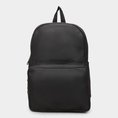 Black PU Backpack