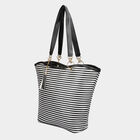 Women's Black Polyurethane Tote Bag, , small image number null