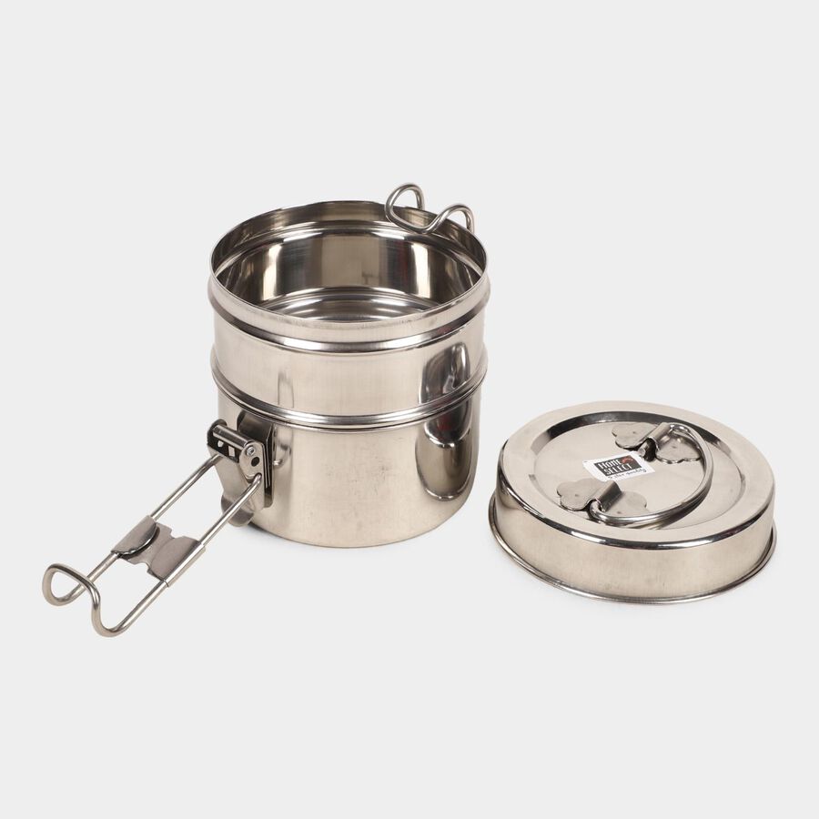 Steel Lunch Box - 2 Containers, , large image number null