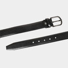 Men's Black Polyurethane Casual Belt, , small image number null