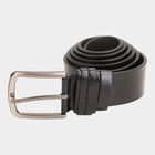 Men's Black Polyurethane Casual Belt, , small image number null