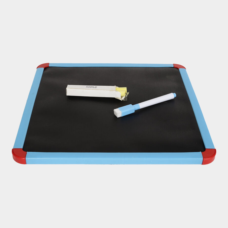 Kid's Wooden Educational Whiteboard - Colour/Design May Vary, , large image number null