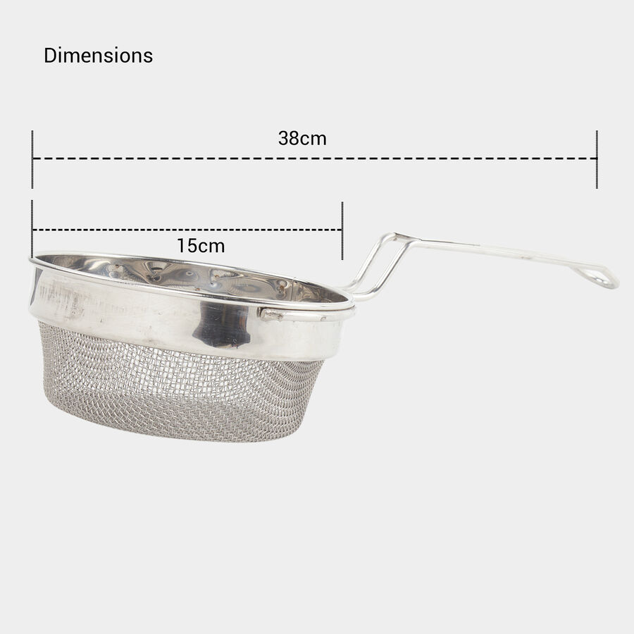 Stainless Steel Mesh Deep Fry Strainer, , large image number null