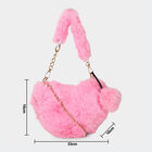 Kid's Pink Nylon/Polyester Hand Bag, , small