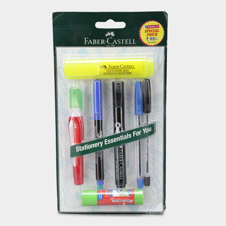 Adhesive And Plastic Stationery Set, , large image number null