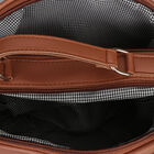 Women Plain Tan Sling Bag, , small image number null