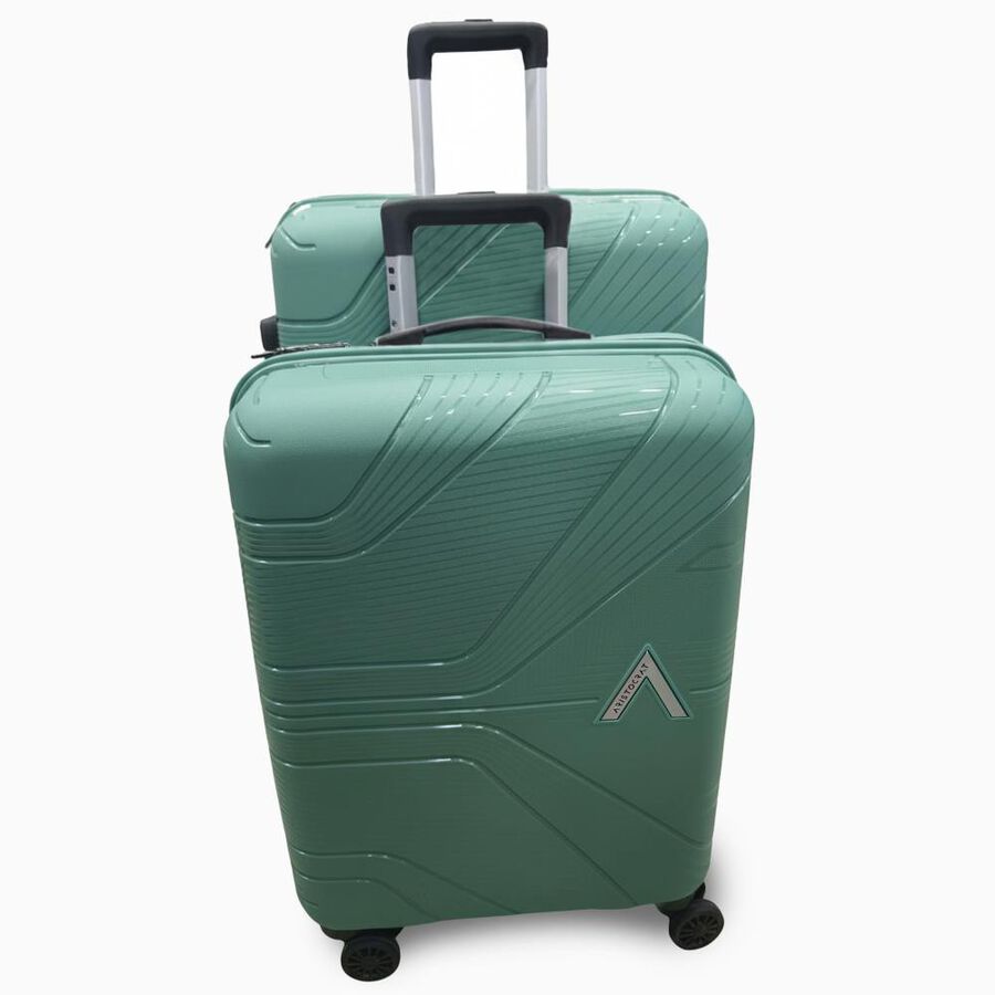 8-Wheel Polypropylene Hard Case Trolley, Set of 2, , large
