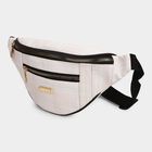 Women's off-White Polyurethane Waist Pouch, , small image number null