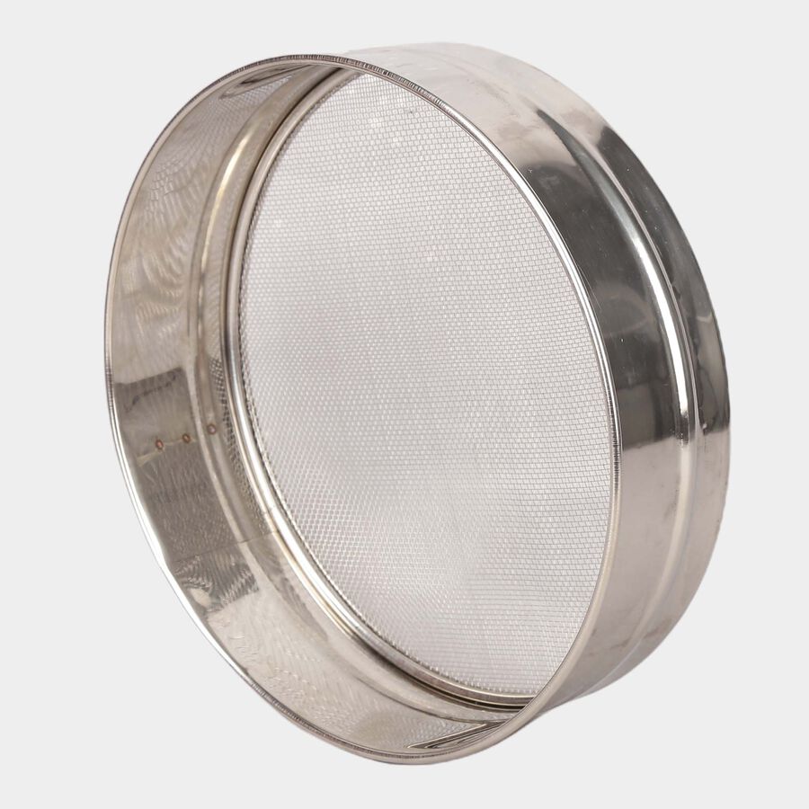 Steel Atta Strainer, 19 cm Dia., , large image number null