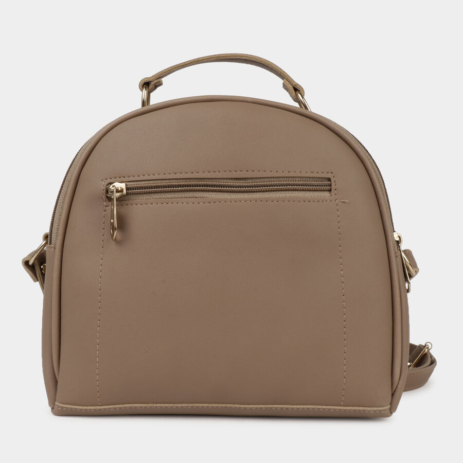 Women Plain Beige Sling Bag, , large image number null