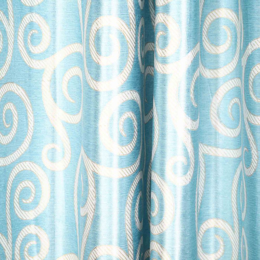 7ft. Dark Blue Microfiber Door Curtain, , large image number null
