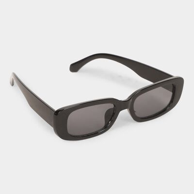 Women's Plastic Gradient Oval Sunglasses