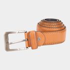 Men's Tan Polyurethane Casual Belt, , small