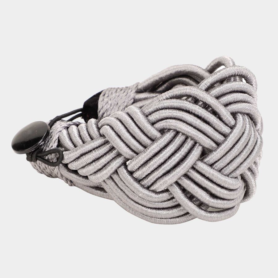 Grey Microfiber Tieback Rope, , large image number null
