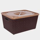 Brown Plastic Basket, , small image number null