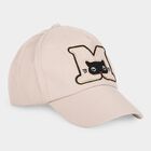 Kid's Beige Fabric Cap , , small image number null