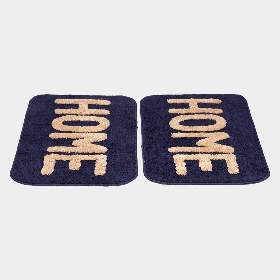 Anti-Skid Polyester Bath Mat, Set of 2, , large image number null
