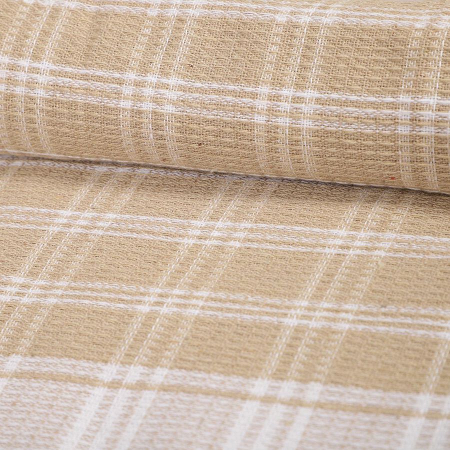 220 GSM Beige Cotton Blend Bath Towel, , large image number null