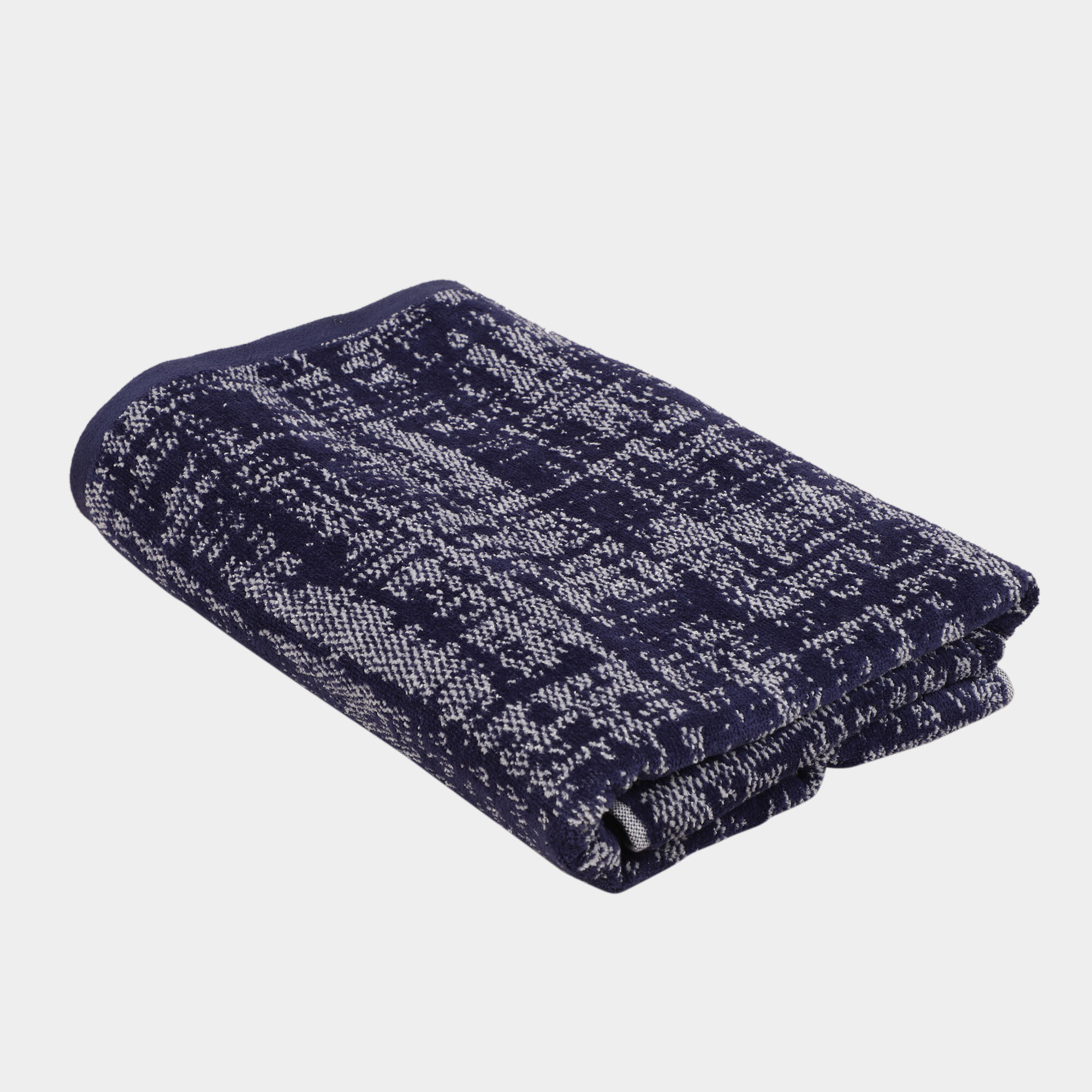 Home Beautiful                         450 GSM Blue Cotton Bath Towel