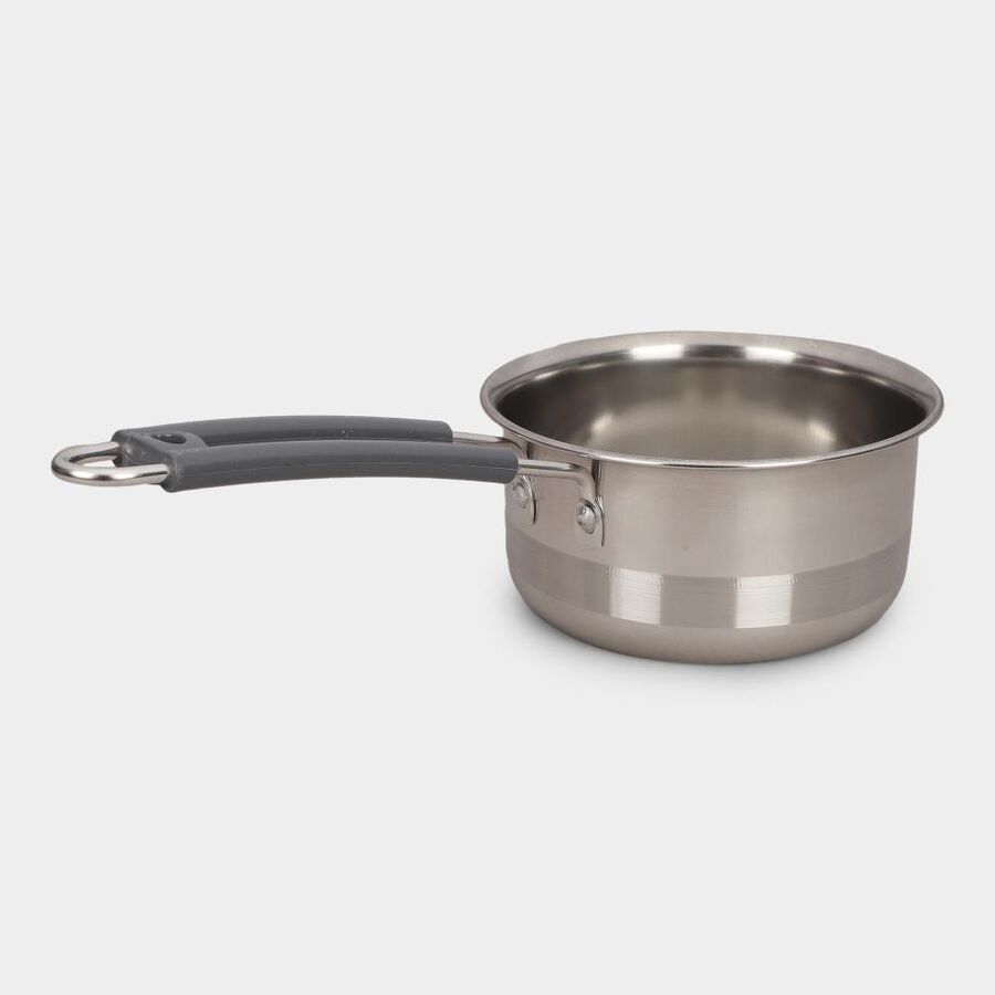 2 Pcs. Steel Cookware(1 Saucepan & 1 Kadahi), , large image number null